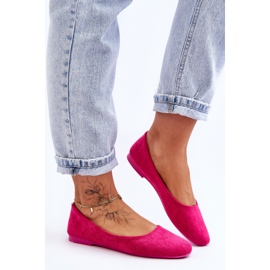 Ballerine Femme Daim Fuchsia Lasota rose 6