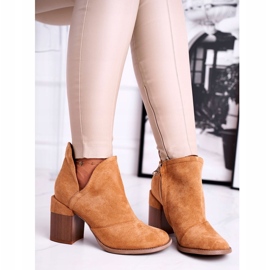 Bella Paris Bottines à Talons Femme Coupe Camel Meliori brun 3 Bella Paris Bottines à Talons Femme Coupe Camel Meliori brun 3