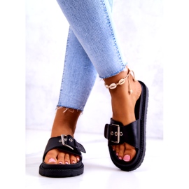 Chaussons Classiques Avec Boucle Big Star JJ274A307 Noir le noir 1