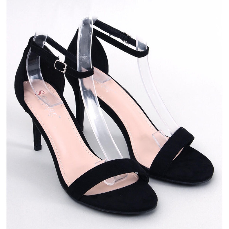 Michelle Sandales à talons noires le noir 1 Michelle Sandales à talons noires le noir 1
