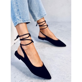 Pirson Ballerines à talon ouvert Noir le noir 2