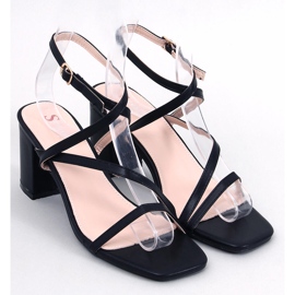 Sandales noires à talons Theresa 1