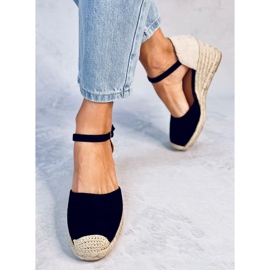 Platten Espadrilles compensées noires le noir 2