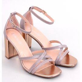 Sandales à talons Elizabeth Champagne rose 1