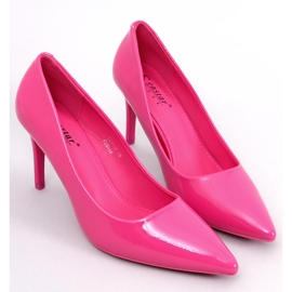 Escarpins à talons laqués Charlotte Fuchsia rose 1