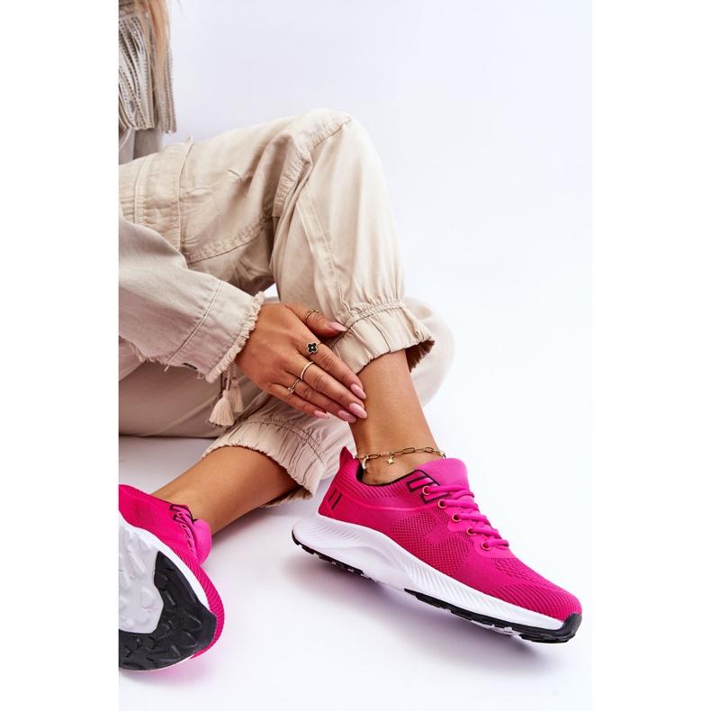 WR1 Chaussures de sport à lacets classiques pour femmes Fuchsia Darla rose 1