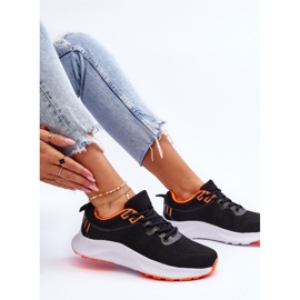 WR1 Chaussures de sport classiques pour femmes à lacets Noir-Orange Darla le noir 1
