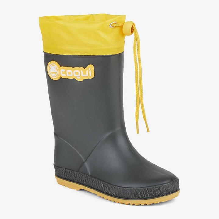 Wellingtons Coqui Rainy Collar Jr 8509-100-2412 le noir 1