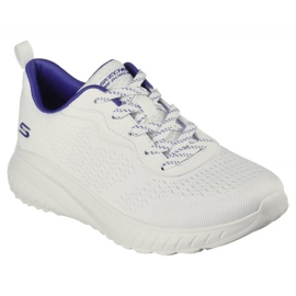 Chaussures Skechers Bobs Squad Chaos W 117227/OFWT blanc 1