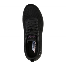 Skechers Memory Foam Bobs Squad Chaos Chaussures W 117209 Bbk le noir 2