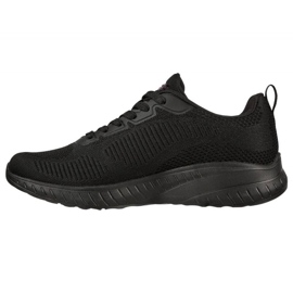 Skechers Memory Foam Bobs Squad Chaos Chaussures W 117209 Bbk le noir 4