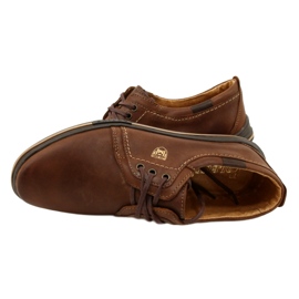 Polbut Chaussures en cuir pour hommes 343 DK.Camel brun 4 Polbut Chaussures en cuir pour hommes 343 DK.Camel brun 4