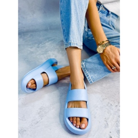 Sandales en caoutchouc Boddie Blue bleu 4