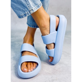 Sandales en caoutchouc Boddie Blue bleu 1