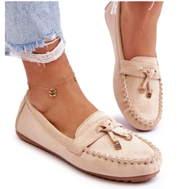 PS1 Mocassins Daim Classiques Beige Good Time 9