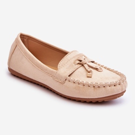 PS1 Mocassins Daim Classiques Beige Good Time 1