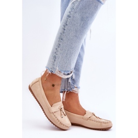 PS1 Mocassins Daim Classiques Beige Good Time 2