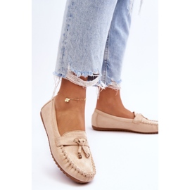PS1 Mocassins Daim Classiques Beige Good Time 4