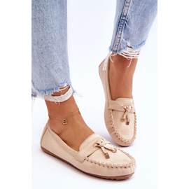 PS1 Mocassins Daim Classiques Beige Good Time 5