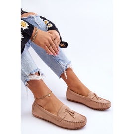 PS1 Mocassins classiques en daim beige foncé Good Time 1