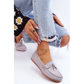 PS1 Mocassins Daim Classiques Gris Good Time 6