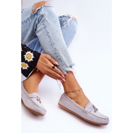 PS1 Mocassins Daim Classiques Gris Good Time 7