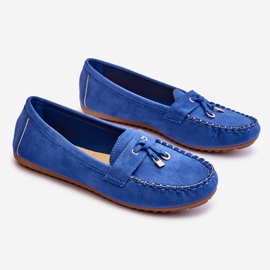 PS1 Mocassins en daim bleu classique Good Time 2