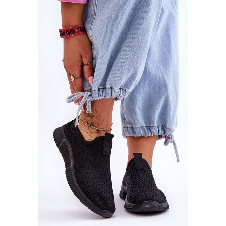 PM1 Chaussures de sport à enfiler Frankie noires classiques 1