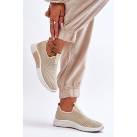 PM1 Baskets à enfiler classiques Beige Frankie 8