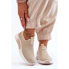 PM1 Baskets à enfiler classiques Beige Frankie 5