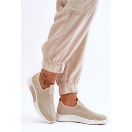 PM1 Baskets à enfiler classiques Beige Frankie 4