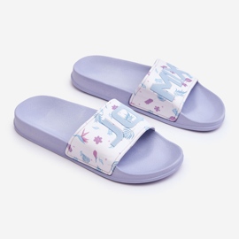 Jomix Bleu Chaussons Classiques Femme 3