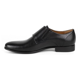 Kampol Chaussures monki formelles pour hommes 341/15 noir 1