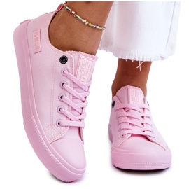 Baskets Basses Classiques Femme Big Star LL274022 Rose Clair 4 Baskets Basses Classiques Femme Big Star LL274022 Rose Clair 4