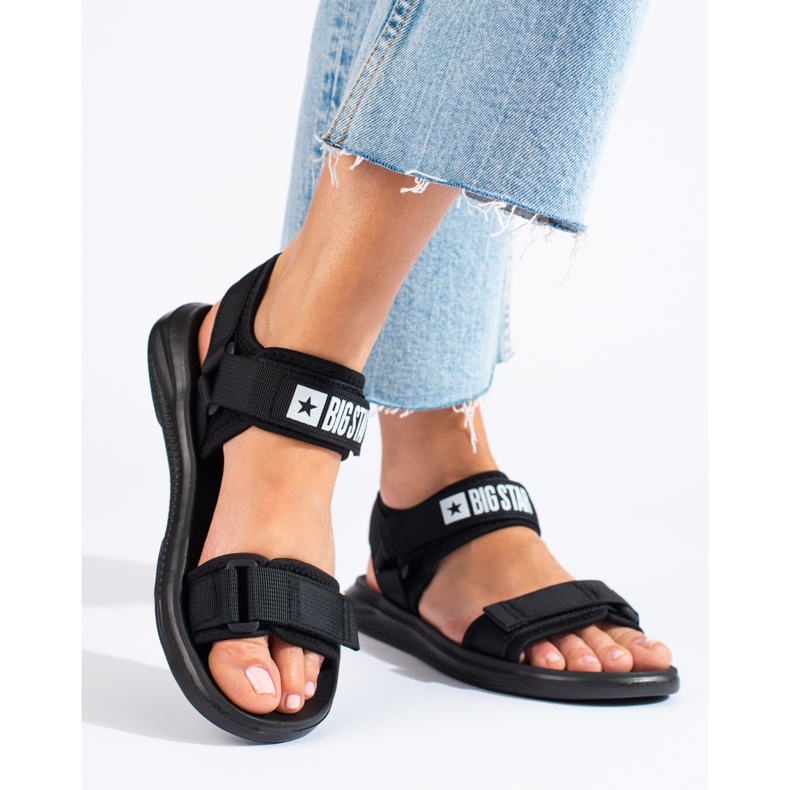 Sandales noires pour femmes Big Star HH274A024B 1