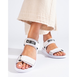 Sandales blanches pour femmes Big Star HH274A026 1 Sandales blanches pour femmes Big Star HH274A026 1