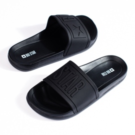 Chaussons pour hommes Big Star DD174690 noirs 1