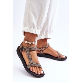 Sandales de sport à motifs pour femmes Marron Ultimate brun 1