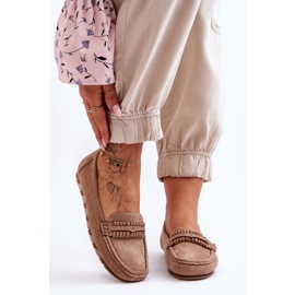 PG1 Mocassins Femme en Daim Beige Clorie 1
