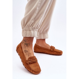 PG1 Mocassins en daim camel Clorie pour femme brun 6