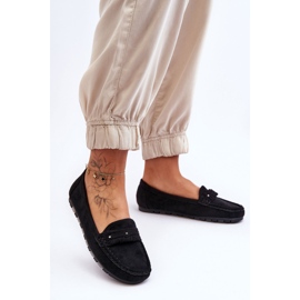 PG1 Mocassins en Daim pour Femme Noir Clorie le noir 1