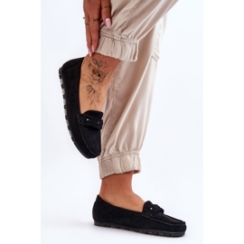 PG1 Mocassins en Daim pour Femme Noir Clorie le noir 3