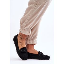 PG1 Mocassins en Daim pour Femme Noir Clorie le noir 5