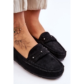 PG1 Mocassins en Daim pour Femme Noir Clorie le noir 4