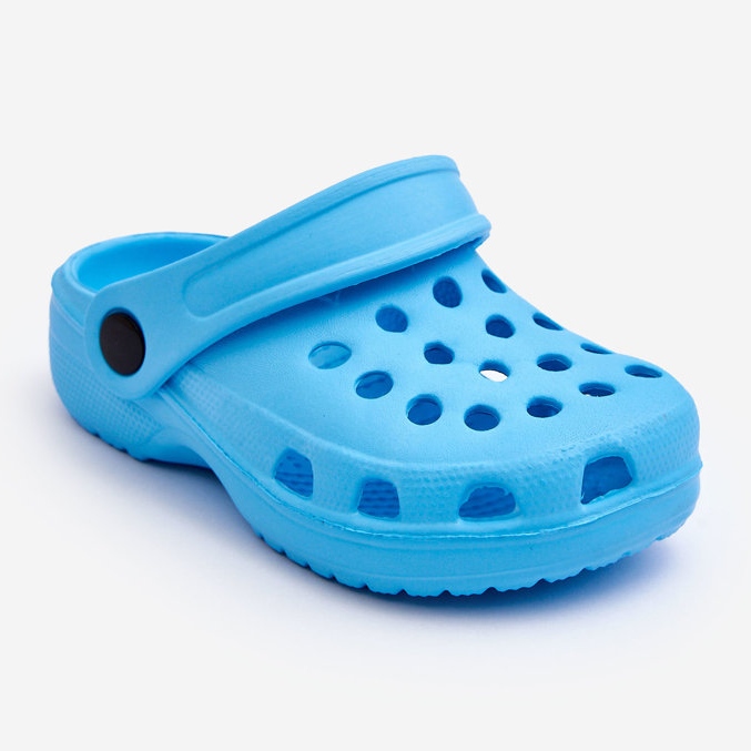 WJ1 Claquettes Baby Foam Crocs Bleu Clair Percy 1 WJ1 Claquettes Baby Foam Crocs Bleu Clair Percy 1