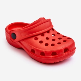 WJ1 Claquettes Crocs en mousse pour enfants Rouge Percy 1 WJ1 Claquettes Crocs en mousse pour enfants Rouge Percy 1