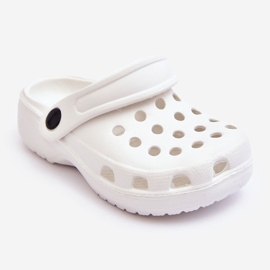 Sandales Foam Crocs pour enfants Blanc Percy blanche 1