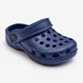 Sandales Foam Crocs pour enfants Bleu marine Percy 1