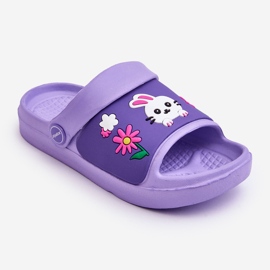 WJ1 Sandales Légères Enfant À Motifs Animaliers Violet Rico 1
