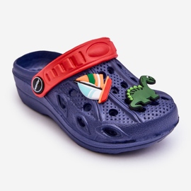 Sandales Crocs légères en mousse pour enfants Bonbons bleu marine 1